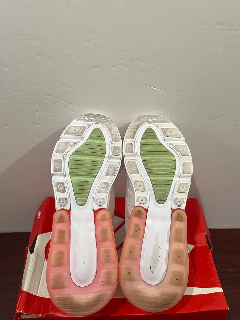 Nike, Girls, Air Max 270, 943345 113 , Pink & White Condition
